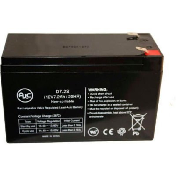 Battery Clerk AJC Bruno SRE-1550 12V 7Ah Wheelchair Battery AJC-D7S-J-2-159599